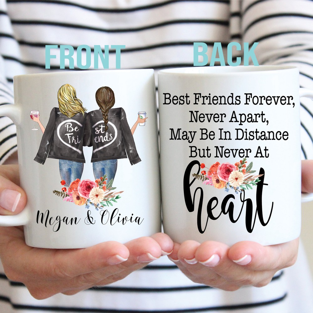 Custom Bestie Gift Custom Bff Mug Moving Away Gift Long Distance Friend Gift