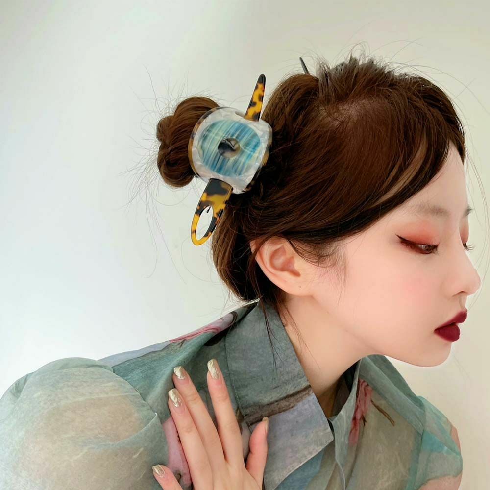 Evil Eye Korean Style Hairpin Women's Hair Sticks Hair Accessories Hair Fork