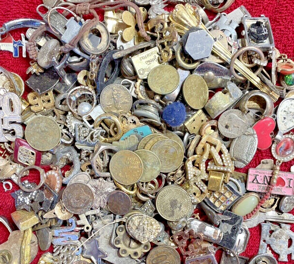 Estate Lot Junk Drawer Collectibles Jewelry Trinkets Coins Stamps Vintage Mixed Items