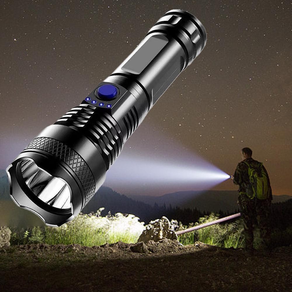 Super Bright USB Rechargeable LED Torch Waterproof Light U1S1 UK