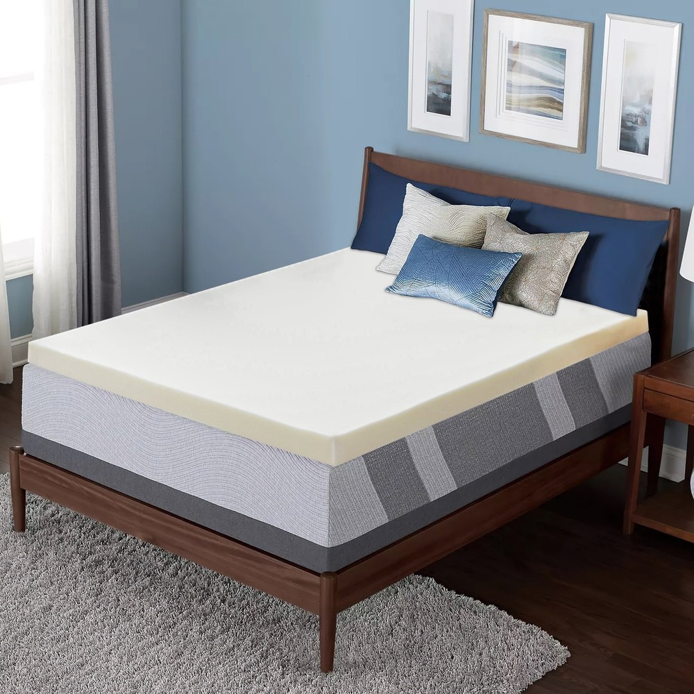 Onetan, Foam Topper, Adds Comfort to Mattress - Blue