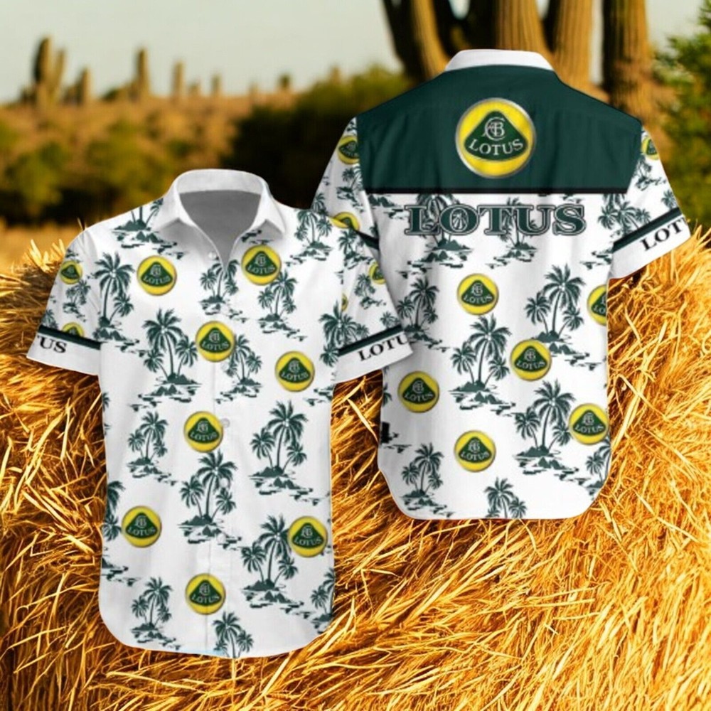 Lotus Car 3D Hawaiian Shirt Tree Summer Holidays For Men Women Fans