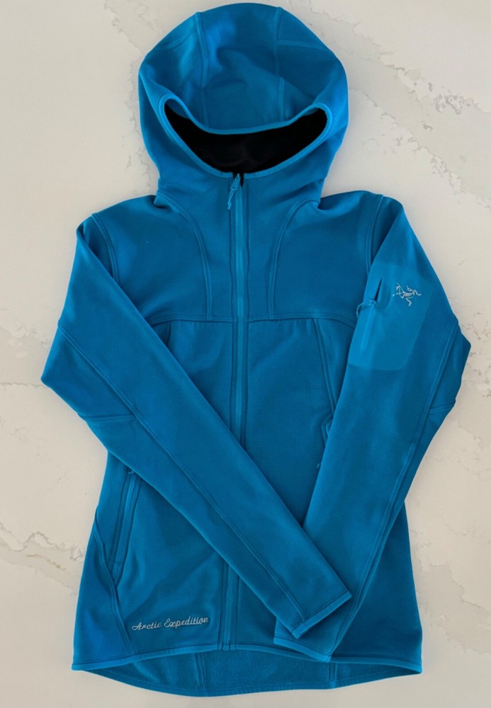 New Arcteryx Fortrez Hoody Jacket Stretch Women's S Vultee Blue Full-Zip