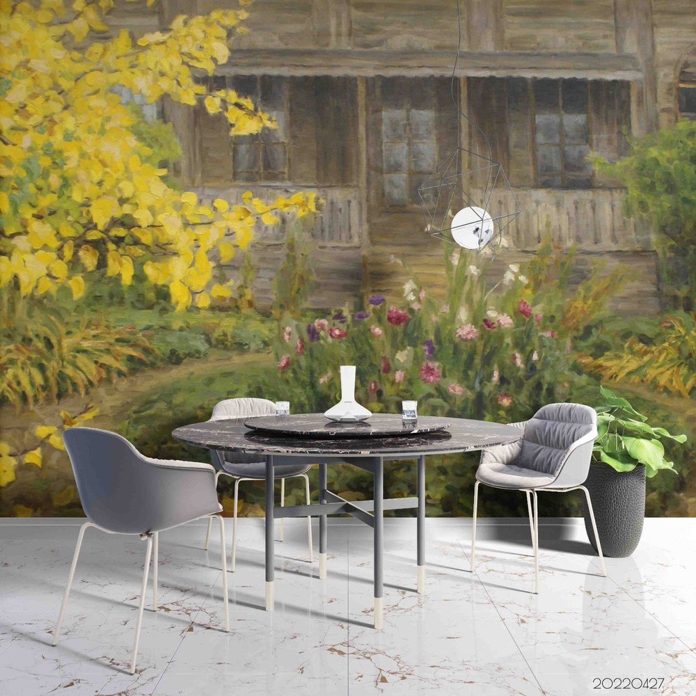 3D Landscape Oil Painting Wall Murals Wallpaper Murals Wall Sticker 4