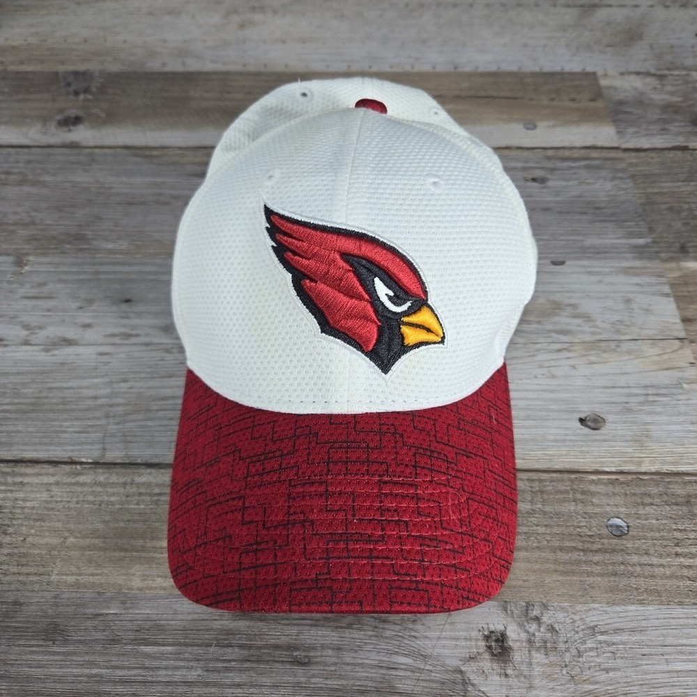 New Era Arizona Cardinals White Cap Size M-L