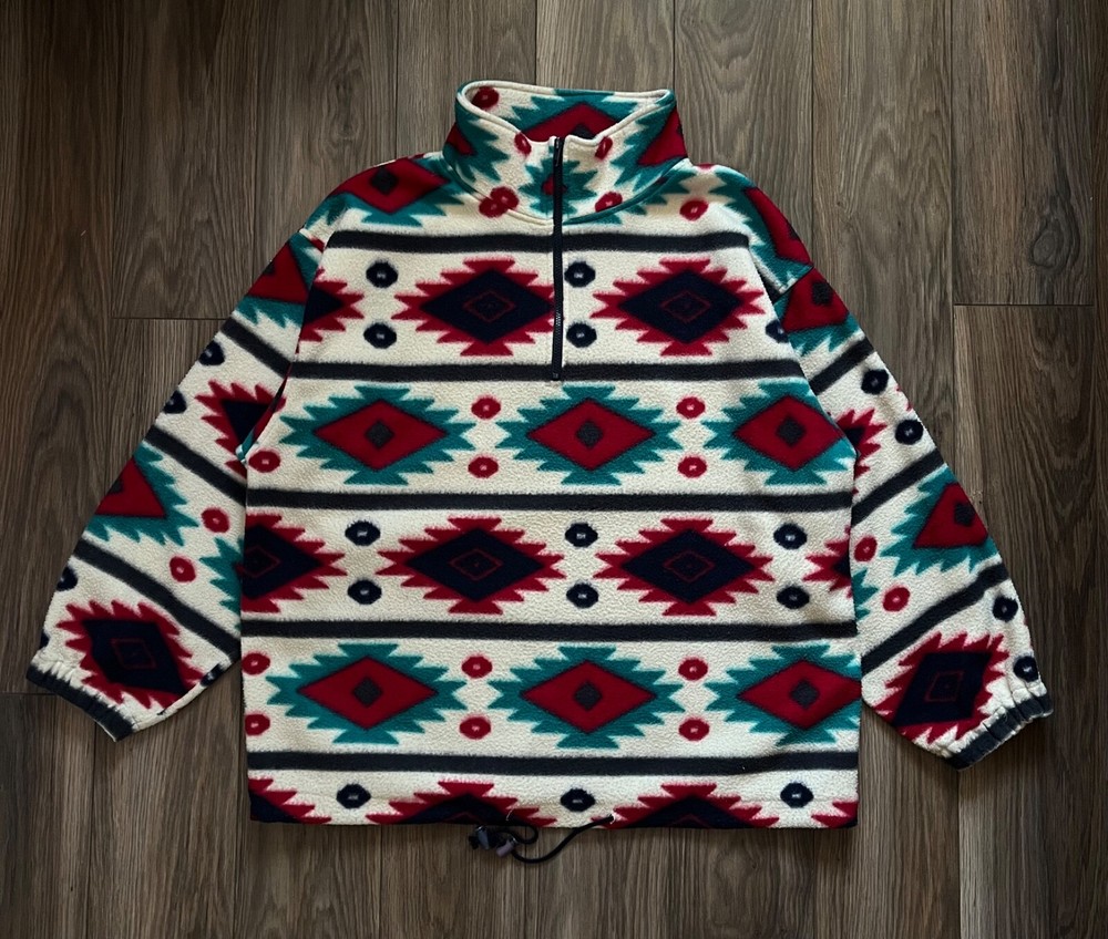 Vintage McNeal XL Polar Fleece Jacket Cozy Retro Style