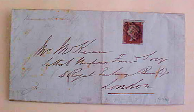 GREAT BRITAIN 1855 STAFFORDSHIRE #26 cat.$315.00