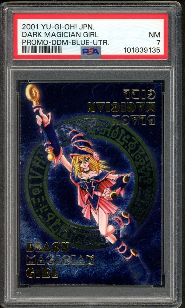 Dark Magician Girl 2001 DDM UTR Ultimate Rare Japanese PSA 7 Yugioh Promo