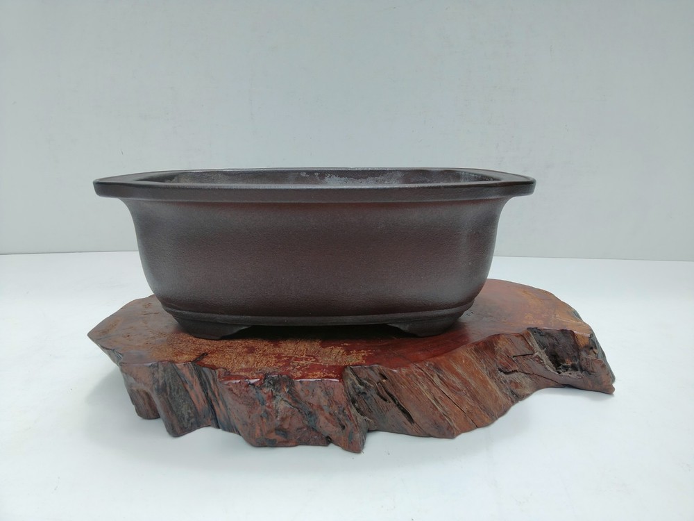 Tokoname HOUSEI MOKKO Unglazed Deep Bonsai Pot 28.2cm Medium Width