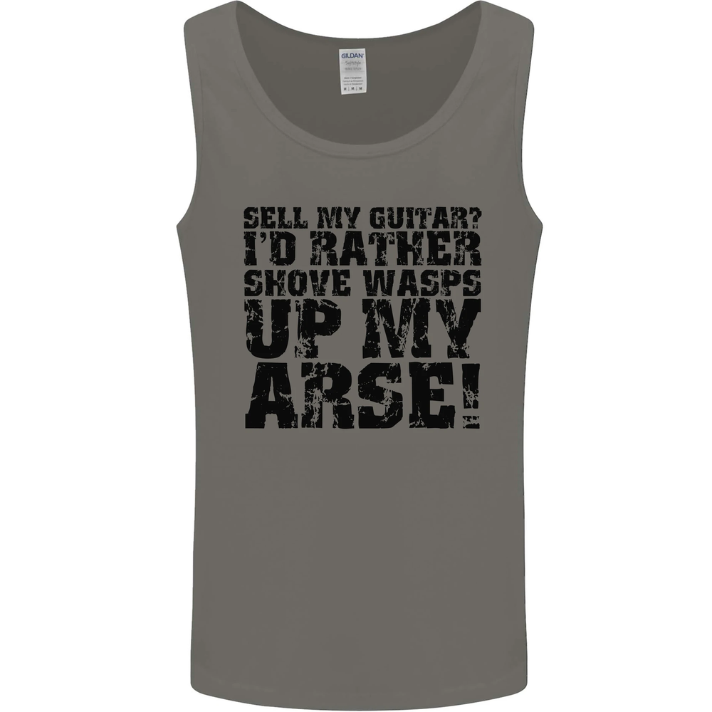 Sell my Guitar Guitarist Acoustic Funny Mens Vest Tank Top