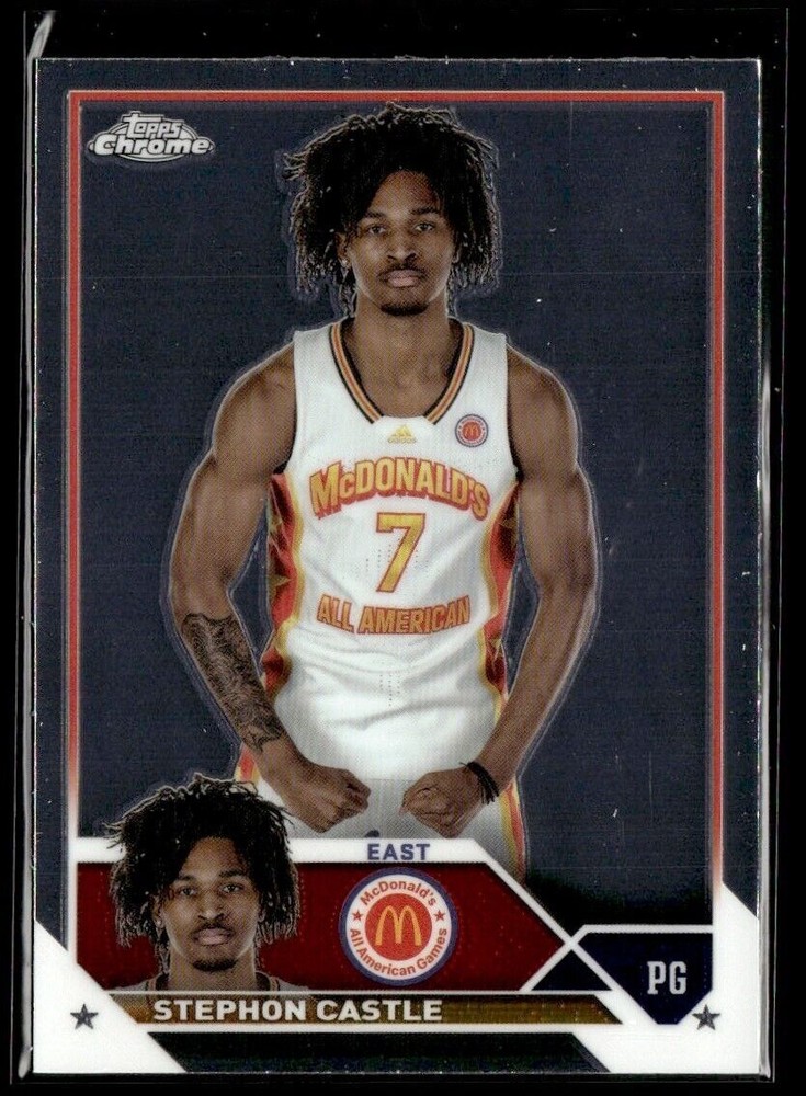 2023-24 TOPPS CHROME MCDONALD'S ALL AMERICAN STEPHON CASTLE MCDONALD'S #52