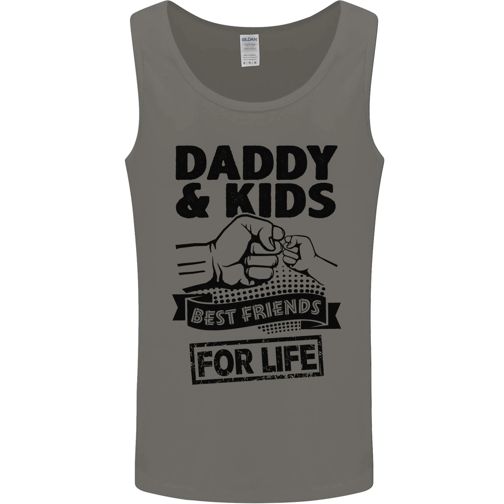 Daddy & Kids Best Friends Fathers Day Mens Vest Tank Top
