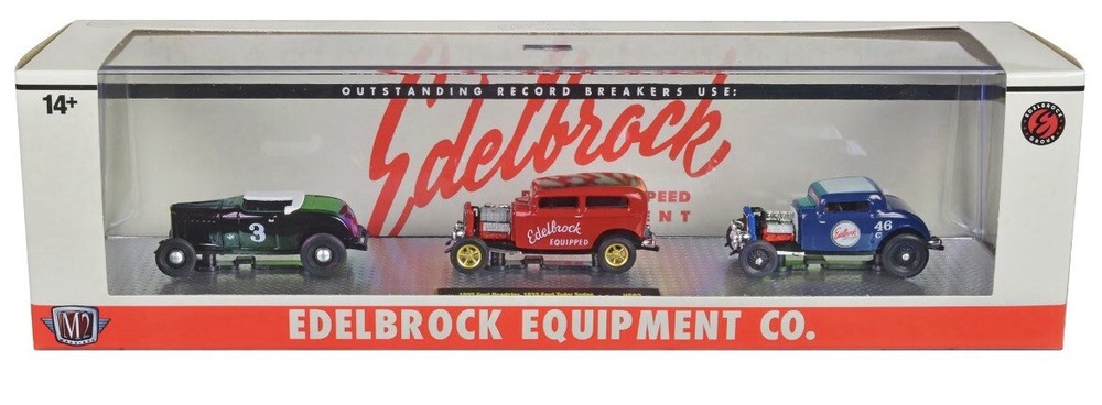 M2 MACHINES 1932 FORD ROADSTER FORD TUDOR & FORD THREE WINDOW COUPE HOBBY