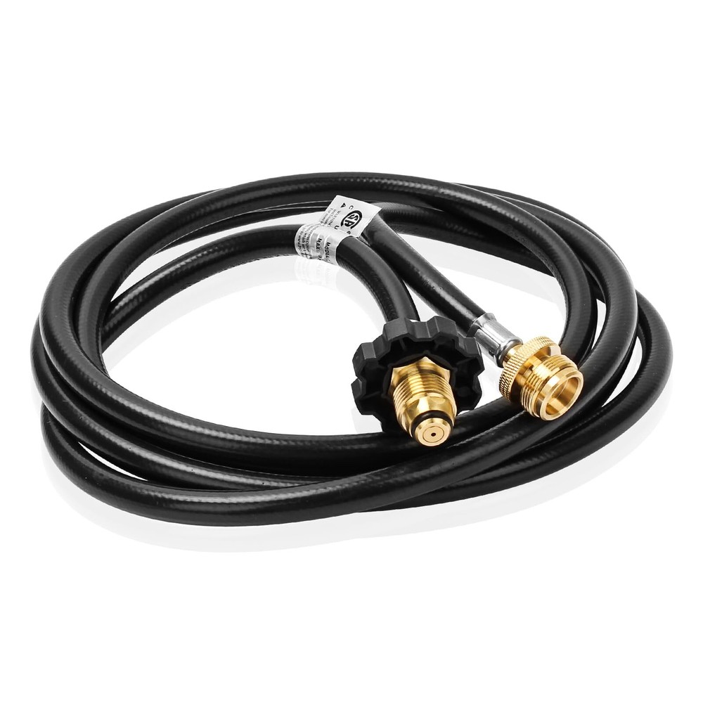 F273704 12-Ft Propane Hose Assembly With Mr.Heater/Big Buddy Heater Propane A...