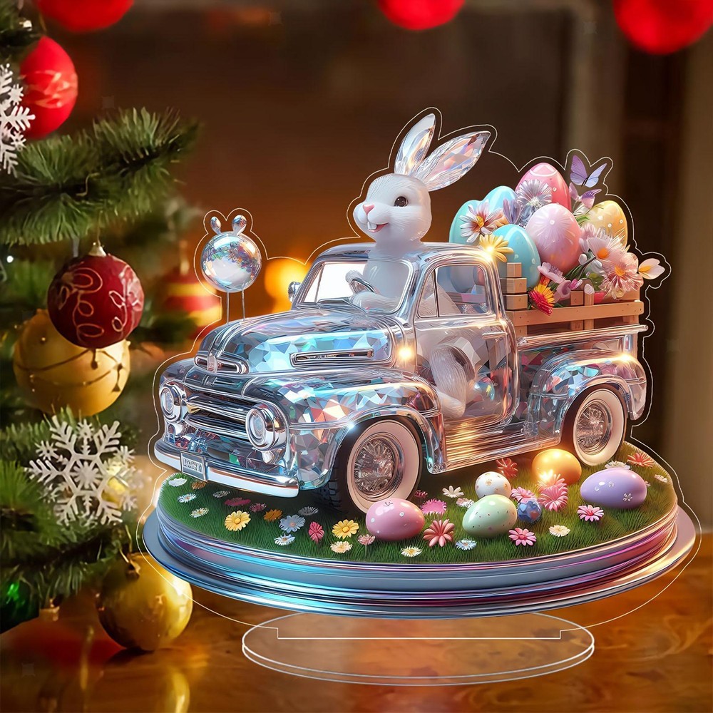 Easter Bunny Table Decoration Easter Bunny Decor Sign for Fireplace Home