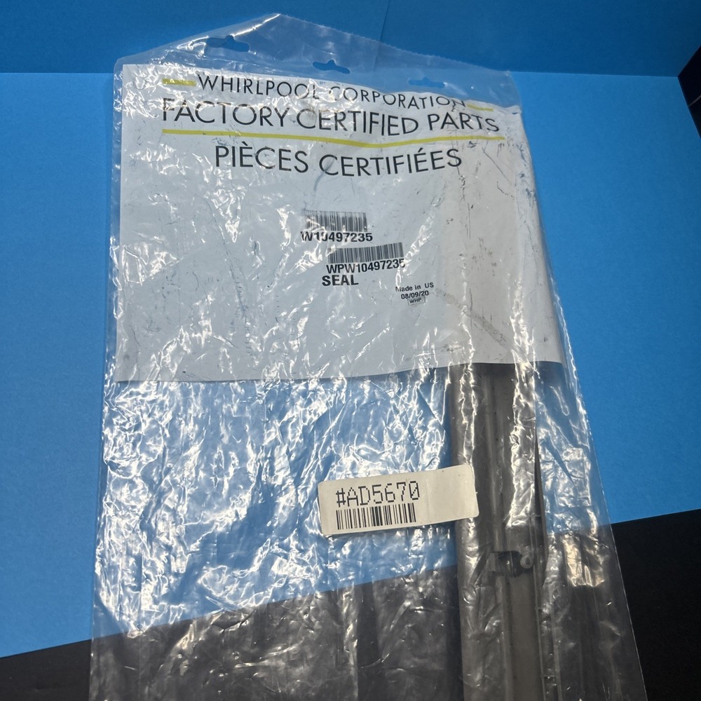 Genuine Whirlpool WPW10497235 Dishwasher Seal W10195543