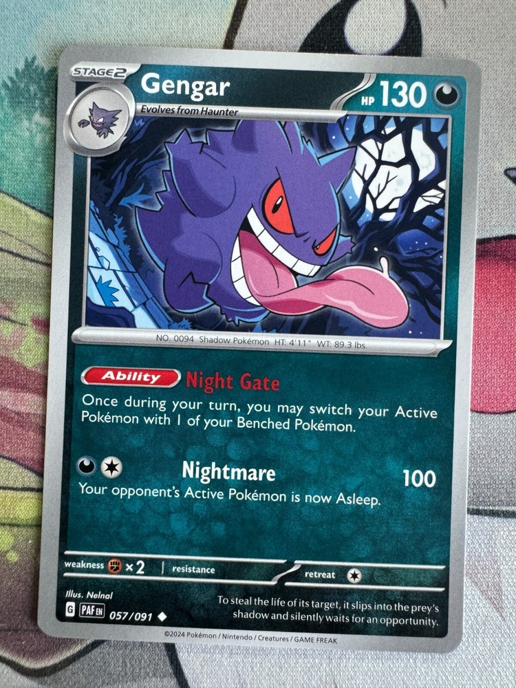 Gengar Non-Holo English Pokemon TCG Card BKCA855 Rare Collectible
