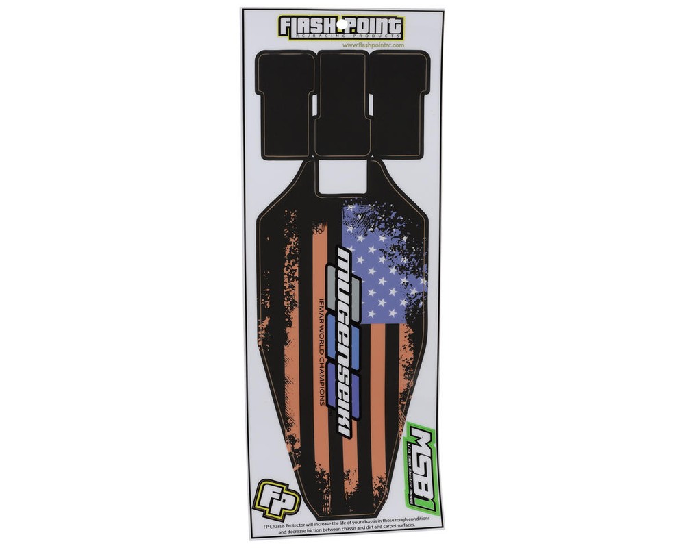 Flash Point MSB1 Chassis Protective Sheet (Mugen Logo) [FPR2188]