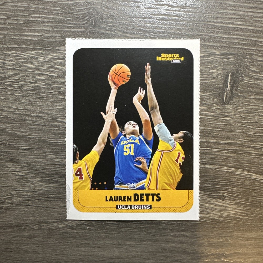 Lauren Betts 2024 SI for Kids #1158 NCAA Women's Basketball UCLA Bruins RC
