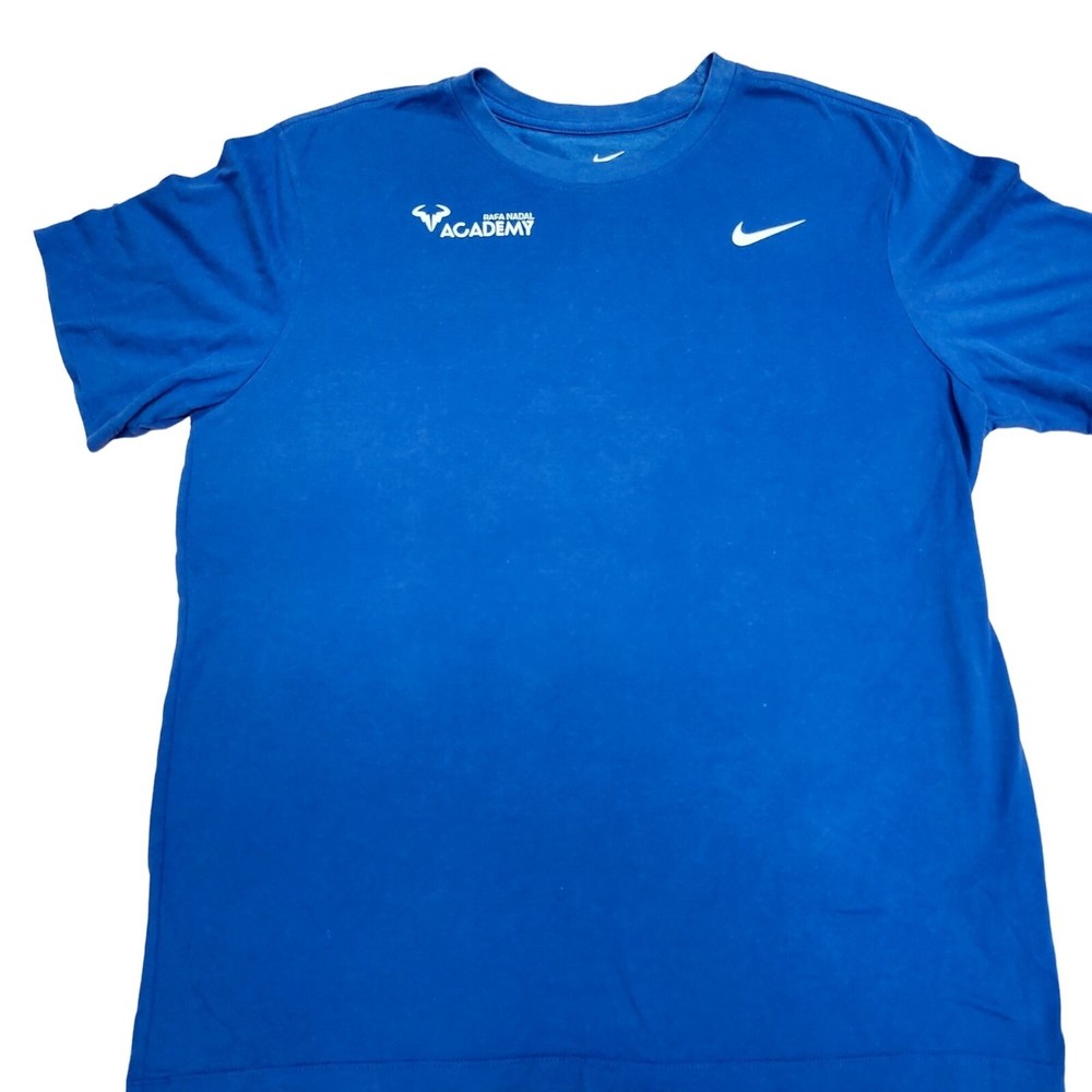 Nike Dri-Fit Rafa Nadal Academy Blue T-Shirt L