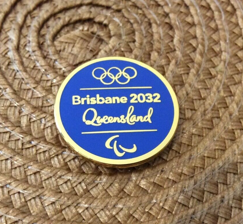 Paris 2024 Olympic Games and Brisbane 2032 Logo Pins Bundle - Blue Edition