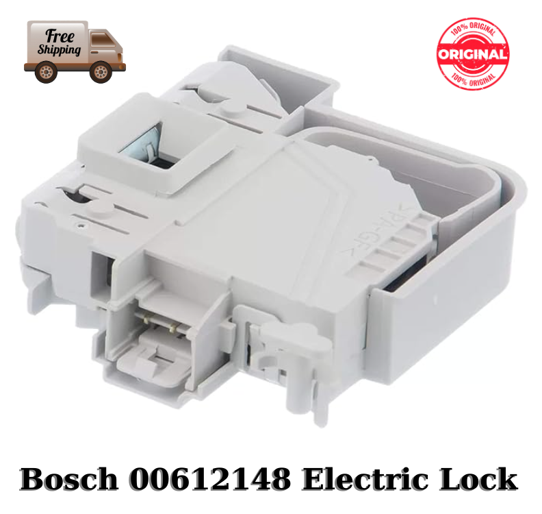 Bosch Washer Door Lock, Original 00612148 Lock-Electrical, Replaces 00611090,