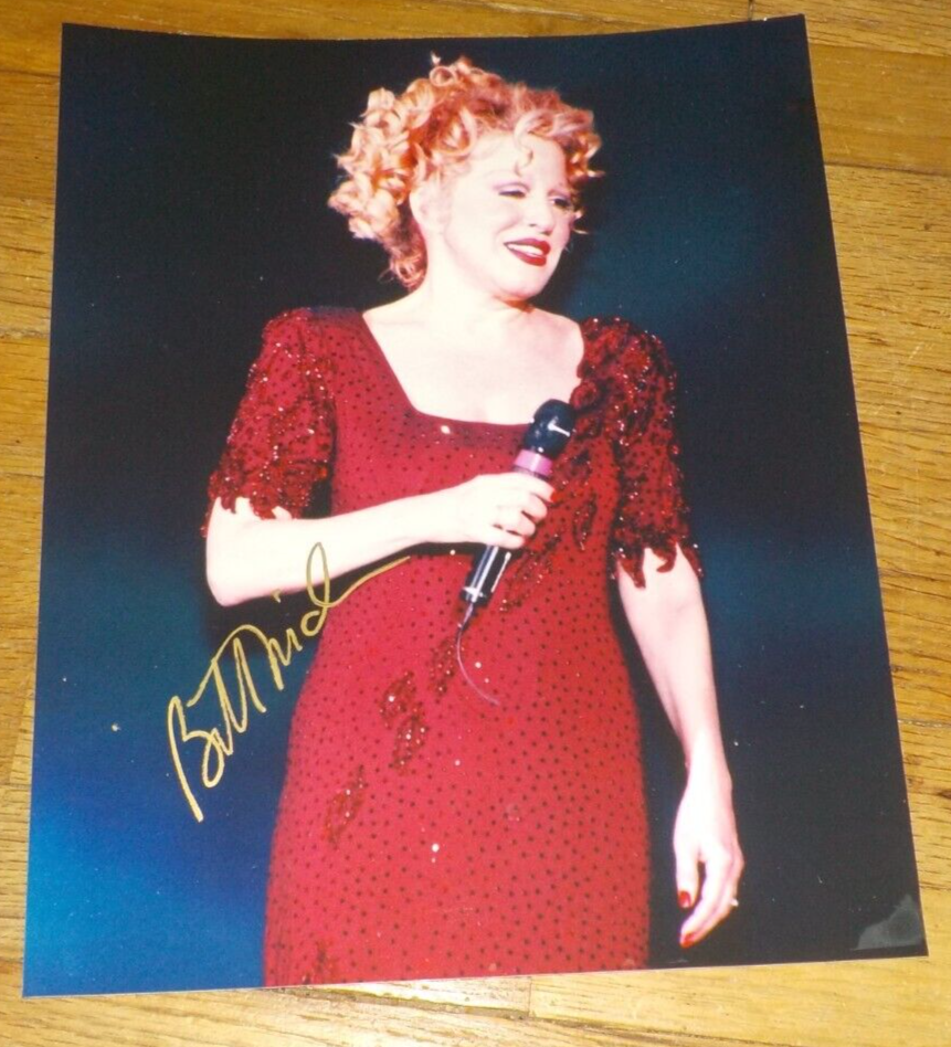 Bette Midler signed photo, 8