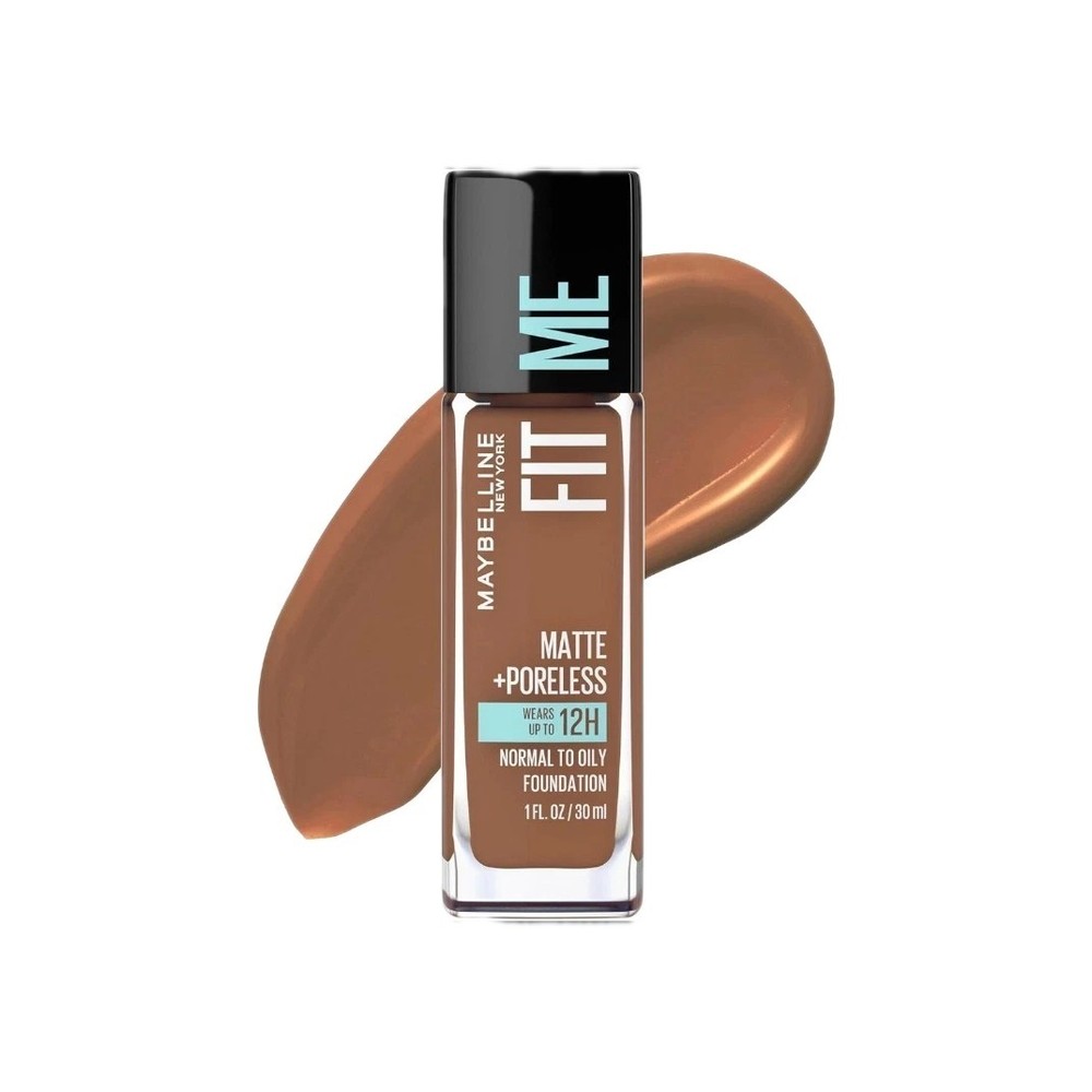 Fit Me Matte Poreless Liquid Foundation in 362 Truffle for Oil Control