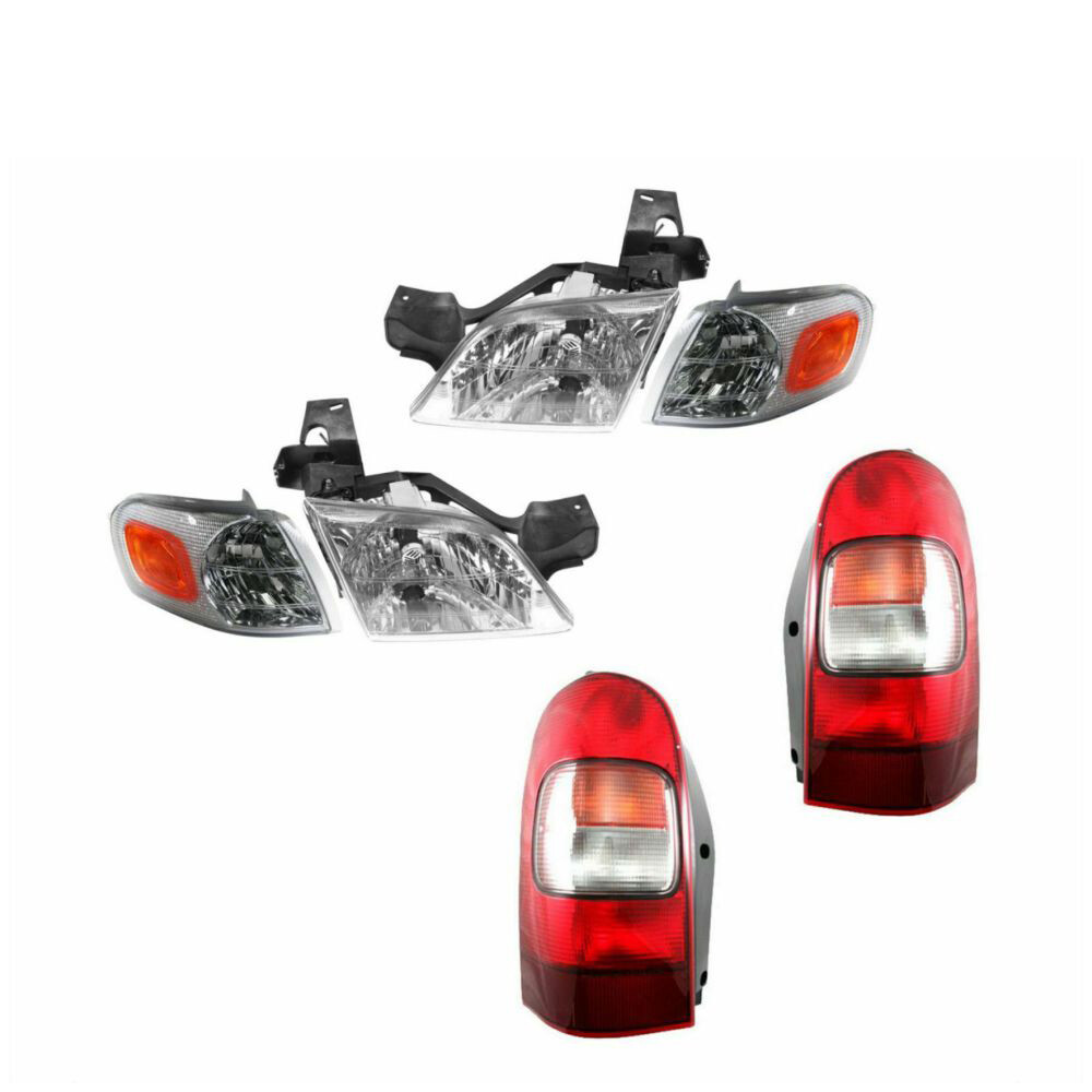 Headlight Parking Light Lamp Taillight Kit For Chevy Olds Pontiac Van