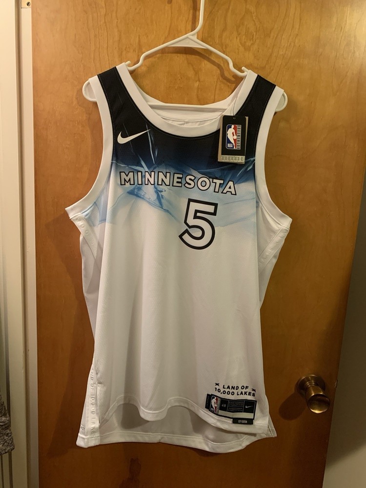 Nike Anthony Edwards Minnesota Timberwolves City Edition Mens Jersey Size L