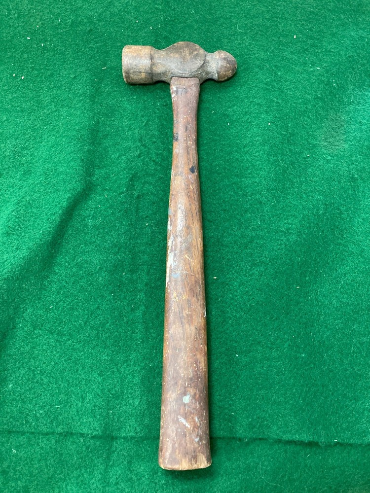 Vintage PLUMB Ball Peen Hammer with original handle