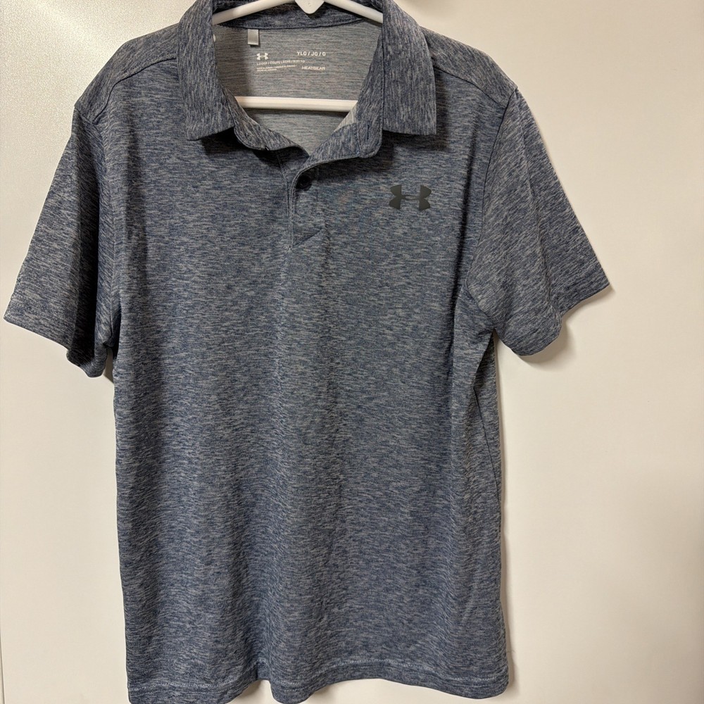 under armor polo youth large Golf Blue