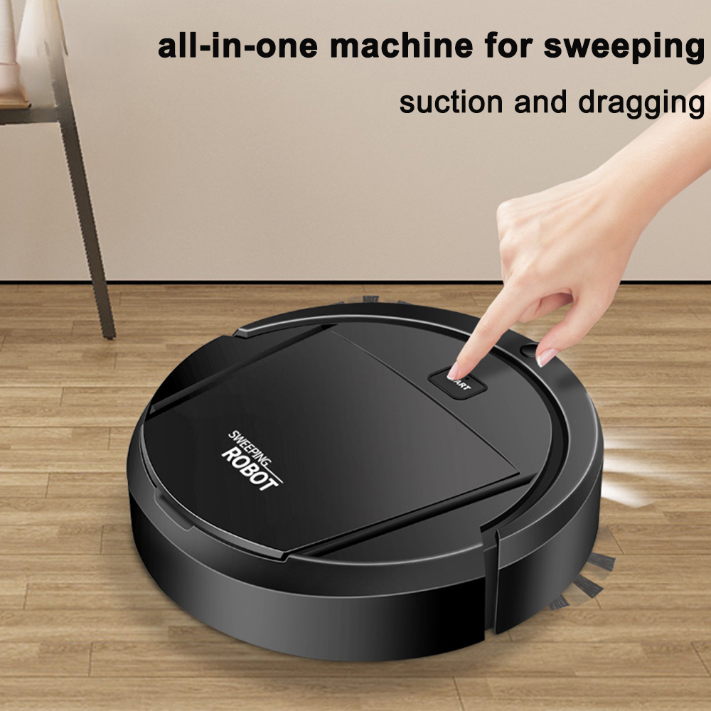 Fully Automatic Smart Sweeper 3-In-1 USB Vacuum Cleaner Wet And Dry For Home New