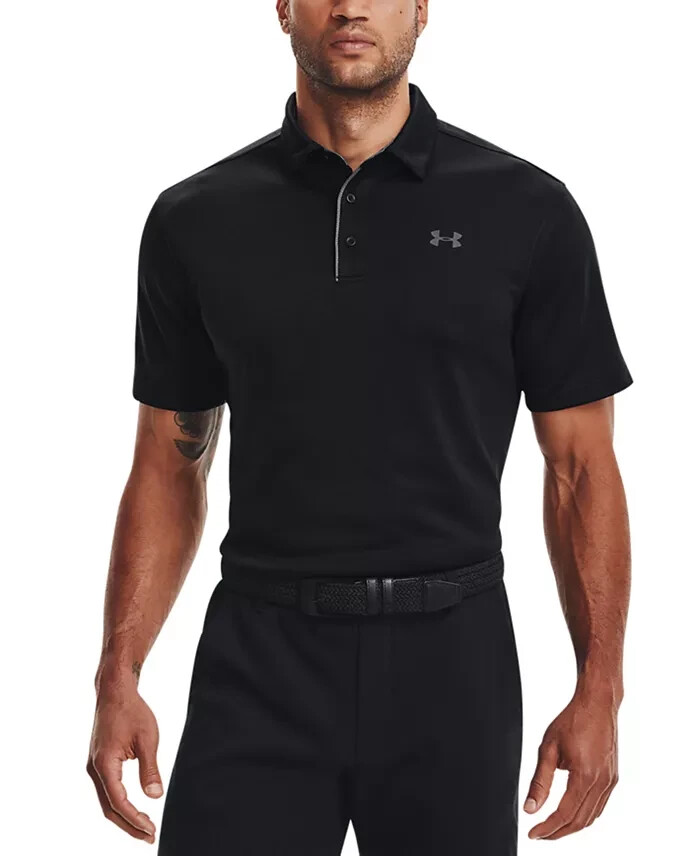 Under Armour Men's UA Tech Performance Golf Polo Tee Loose-Fit T-Shirt