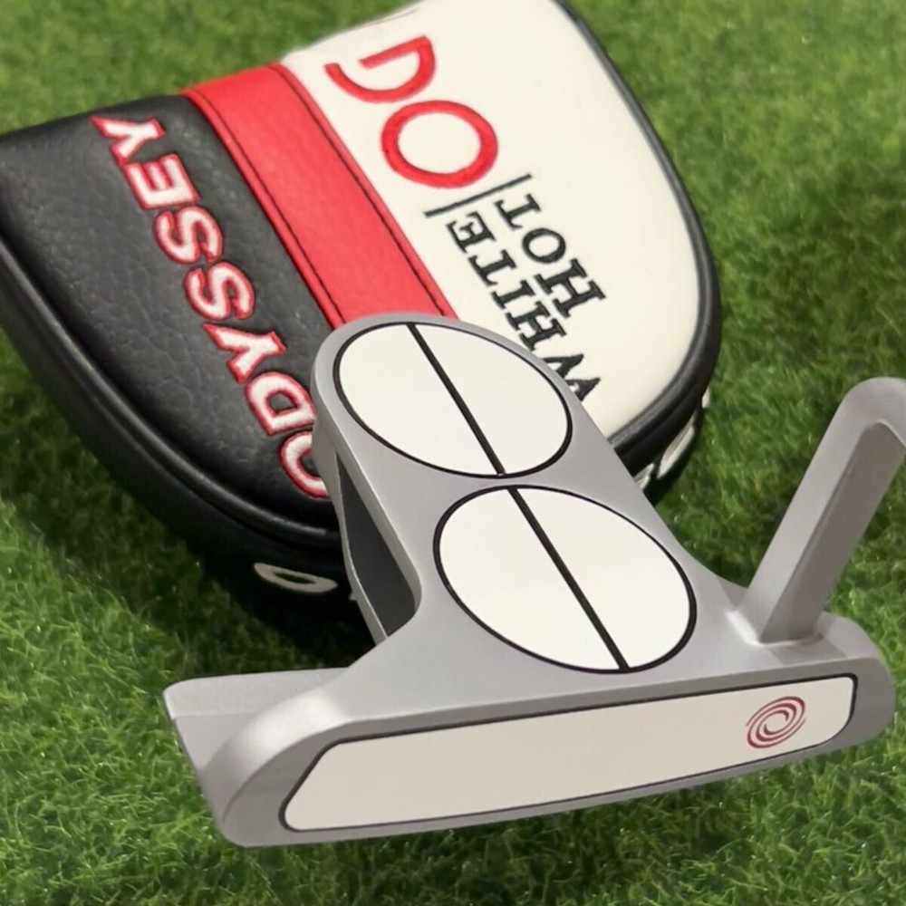 Odyssey 34 White Hot OGI 2 Ball Blade Head Cover Putter