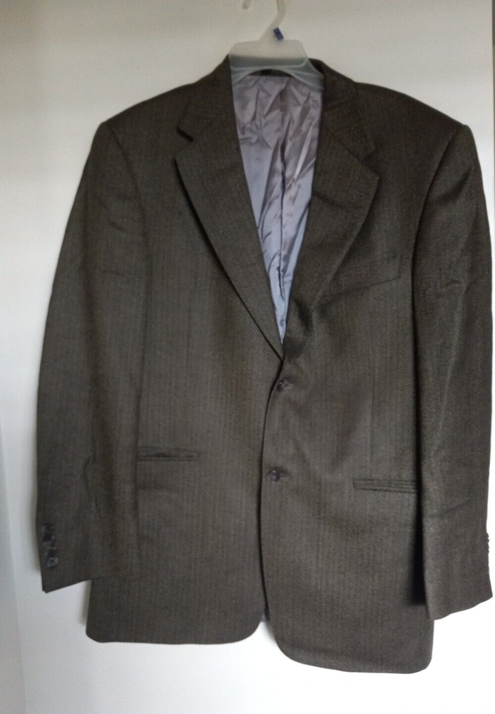 VTG Hart Schaffner Marx Houndstooth Sport Blaze Jacket Mens 39R