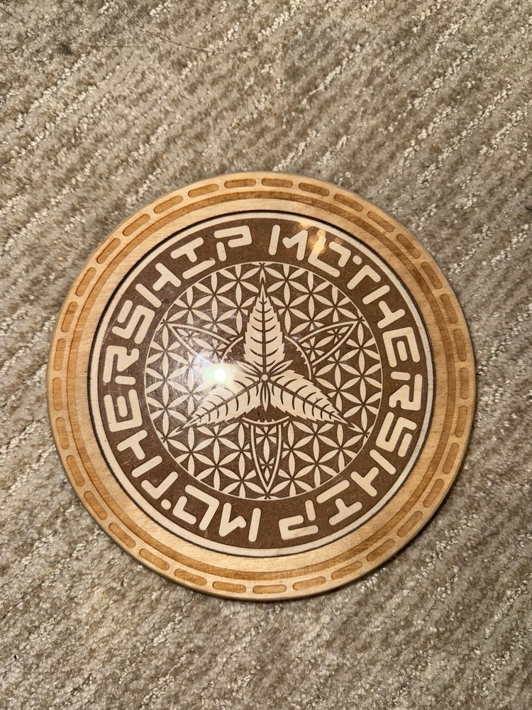 Mothership - 7” Wooden Launch Pad Coaster Original Design