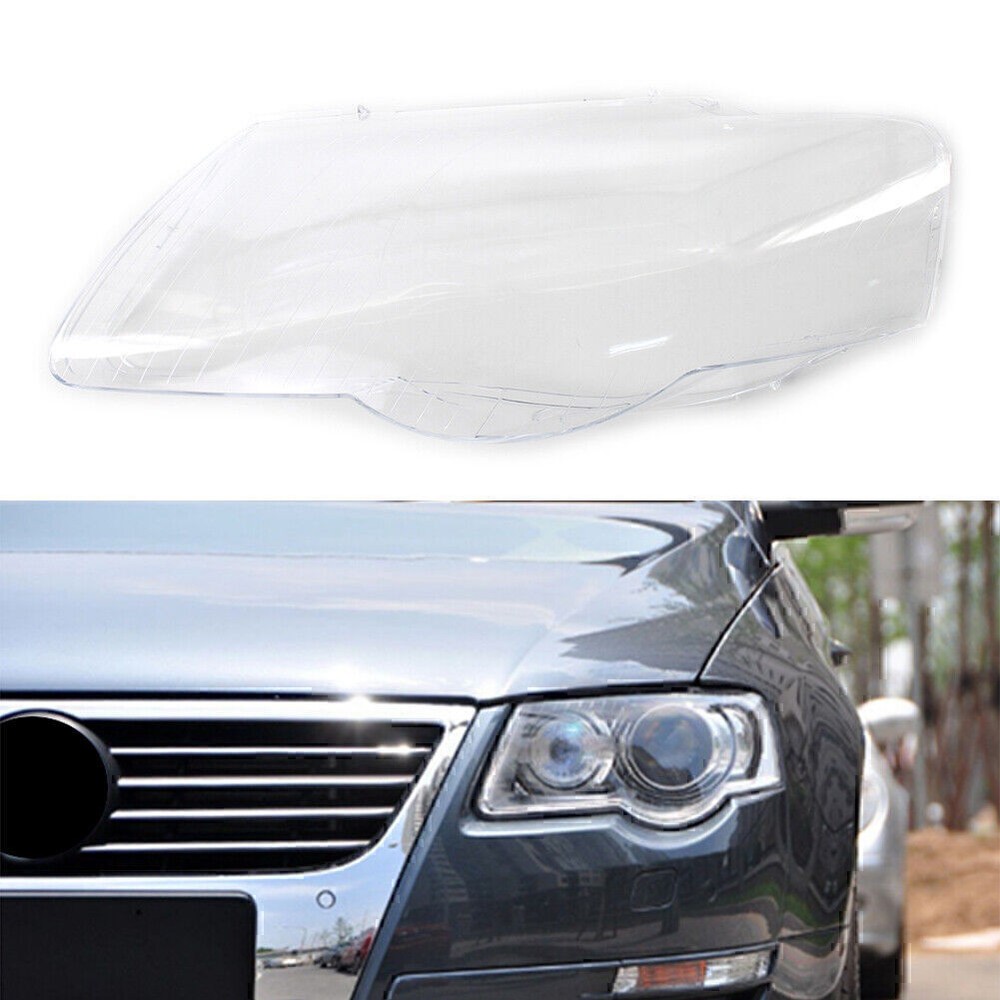VW Passat B6 2006-2011 Left Front Headlight Clear Lens Cover
