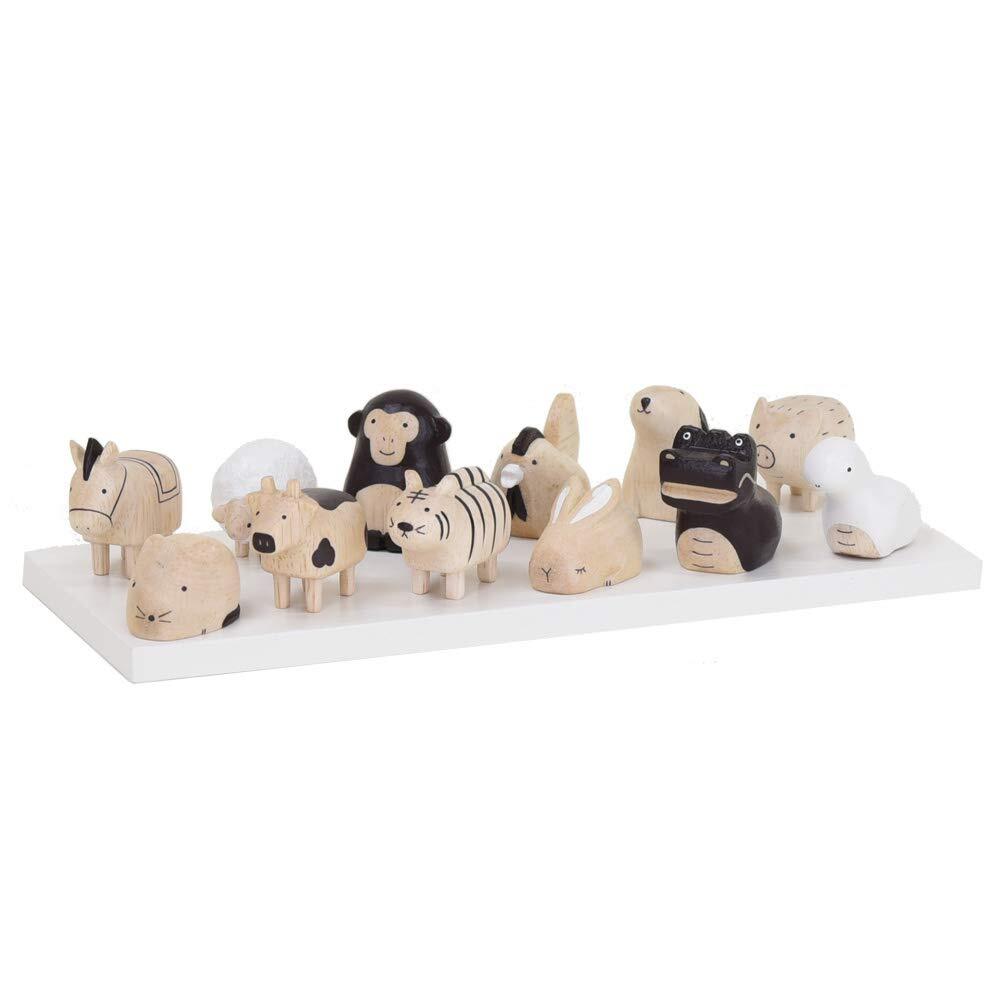 Hasegawa 12 Zodiac Signs New Year Figurine Set with Polepolete and Display Stand