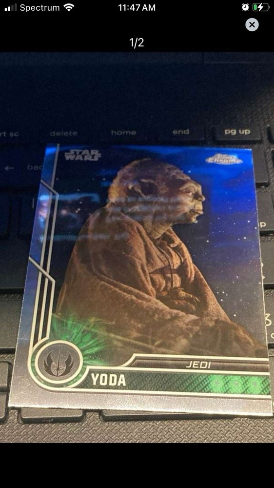2023 Topps Chrome Star Wars Yoda 51