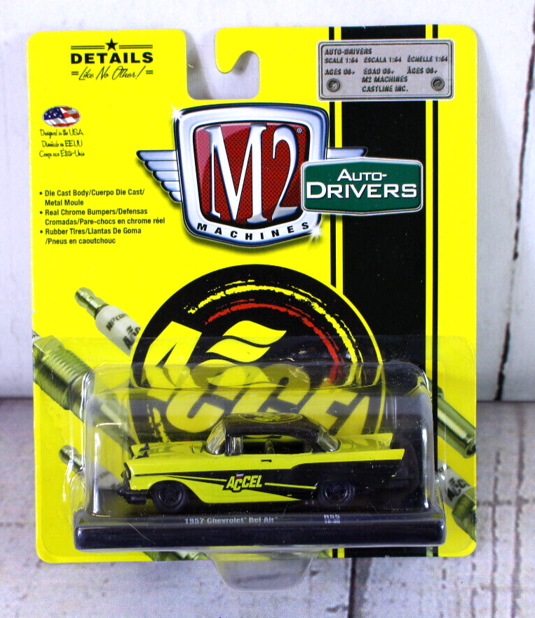 M2 Machines Auto-Drivers 1957 Chevrolet Bel-Air R55 1/64 ACCEL