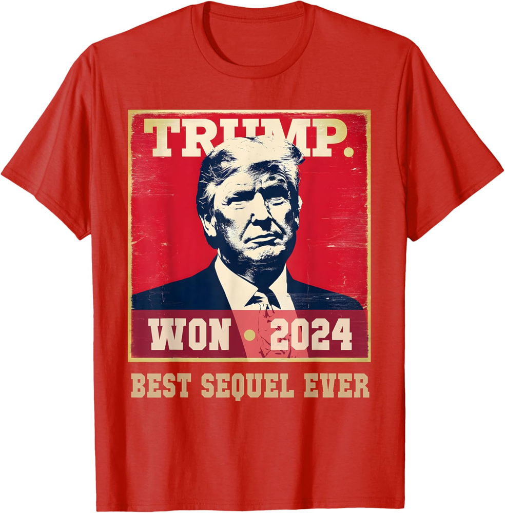 Vintage Trump We Won The Best Sequel Ever Inauguration Party Sweatshirt T-shirt