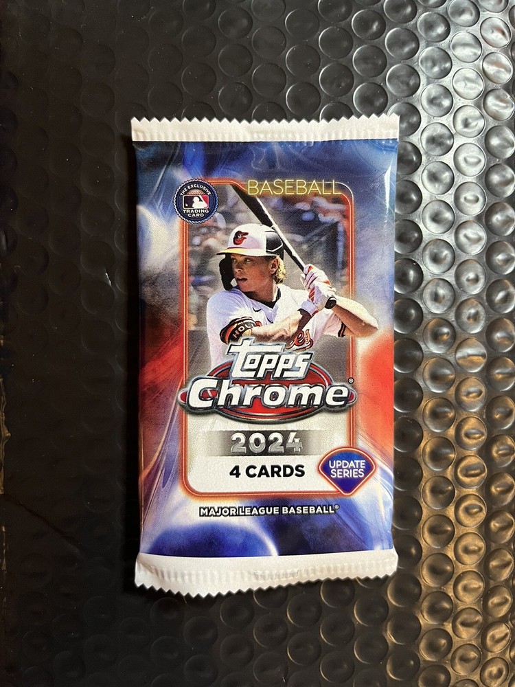 2024 Topps Chrome Update Pack Guaranteed Autographed Card Hot Pack Paul Skenes?