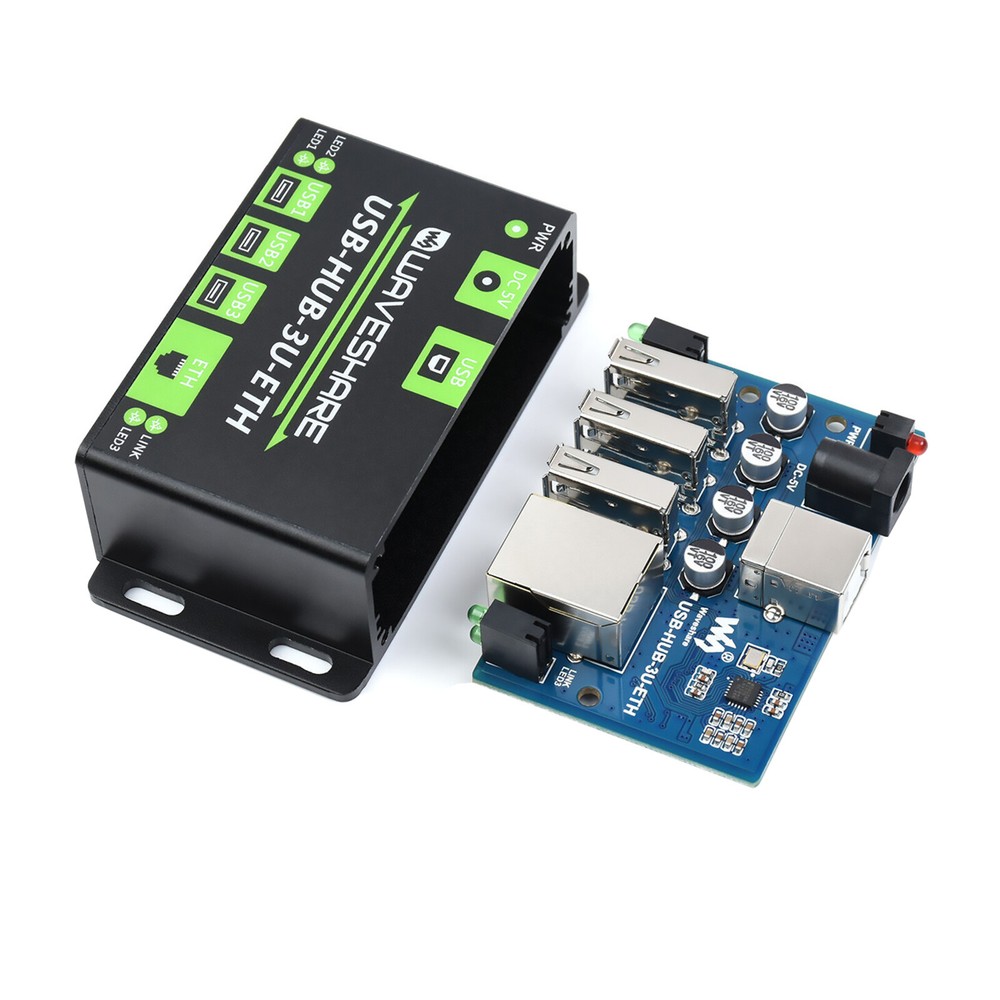 3-Port USB 2.0 Hub with 100M Ethernet Port Extender