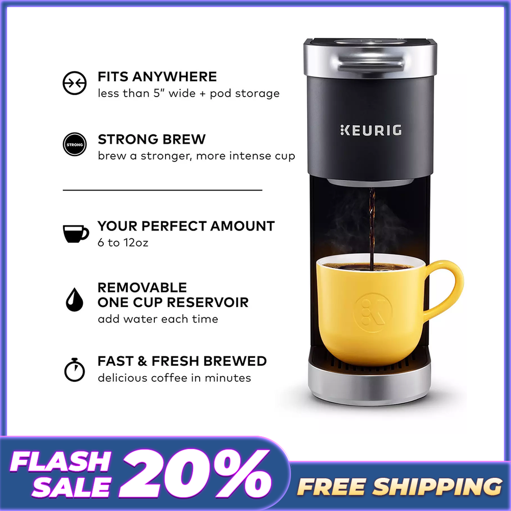 Keurig K-Mini Plus Single-Serve K-Cup Coffee Maker Flash Sale-image