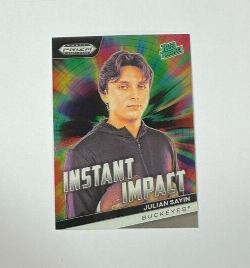 2024 Panini Prizm Draft Picks Instant Impact Julian Sayin Rookie Card