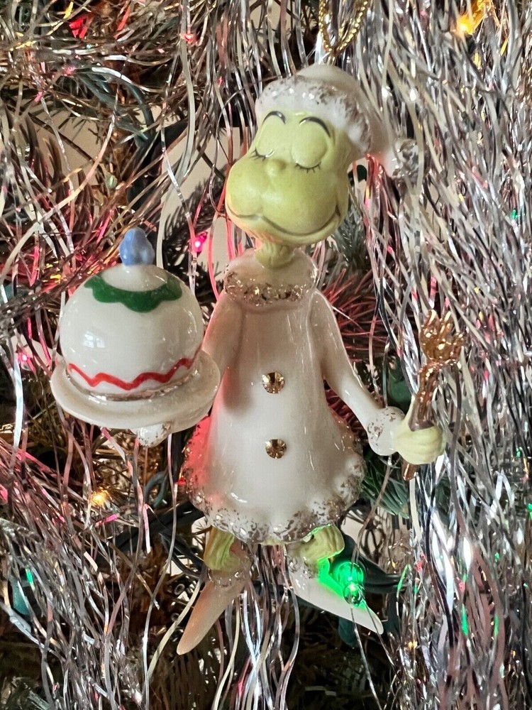 Lenox 2020 Grinch Serves Feast Dr Seuss Christmas Ornament