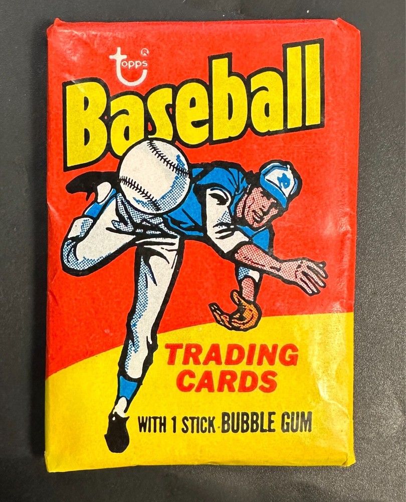 1975 Topps Mini Baseball Wax Pack Unopened - Robin Yount & George Brett Rookie Cards