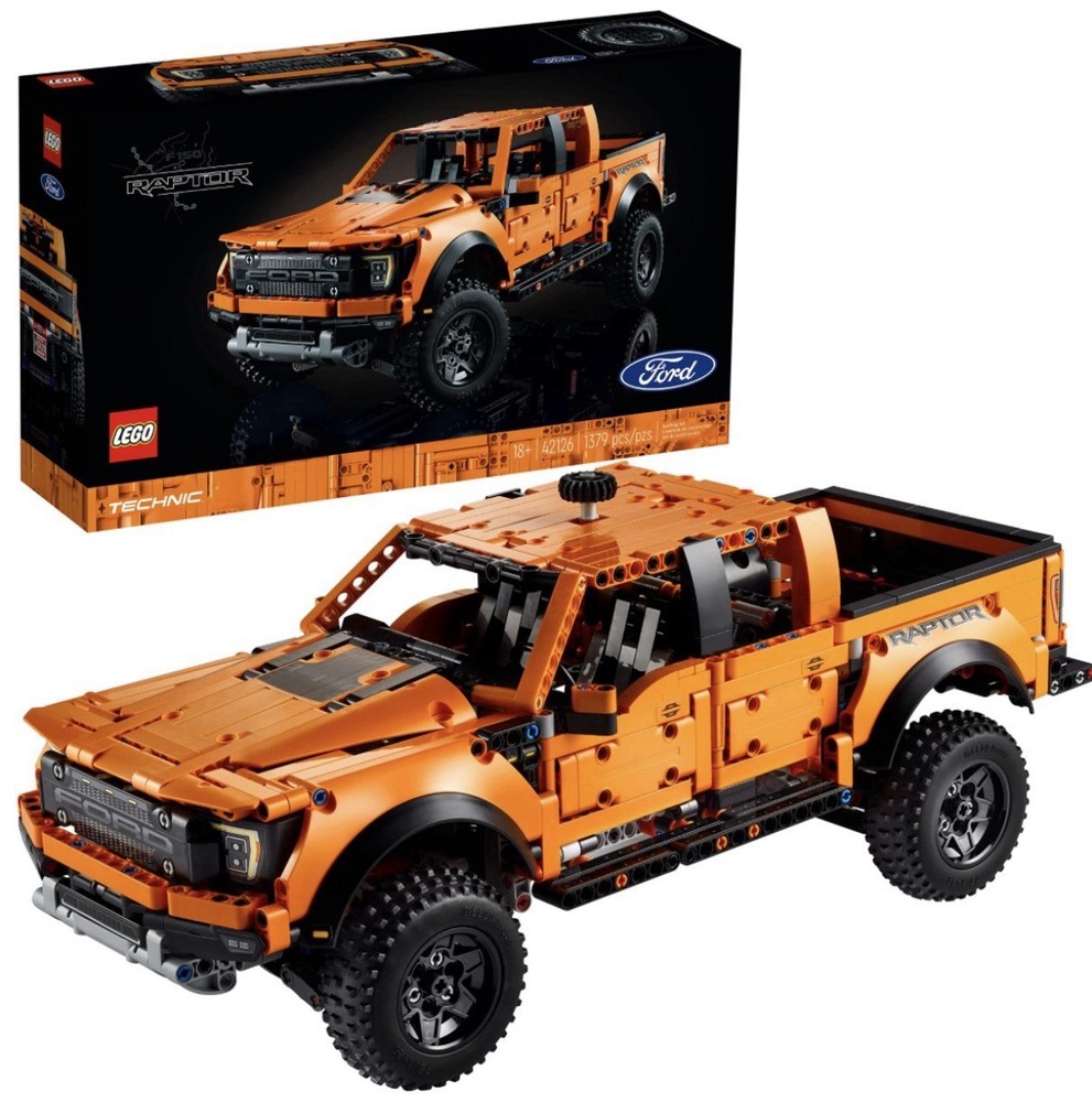 LEGO Technic Ford F-150 Raptor 42126 Complete Set 1379 Pieces Box & Instructions