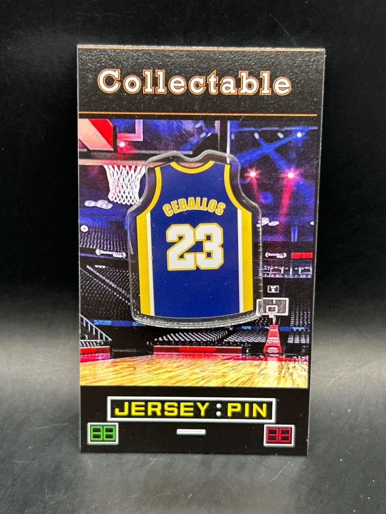 Los Angeles Lakers Cedric Ceballos Retro Showtime Jersey Lapel Pin Collectible